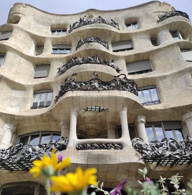 Casa Milà zaprojektowana przez Gaudiego