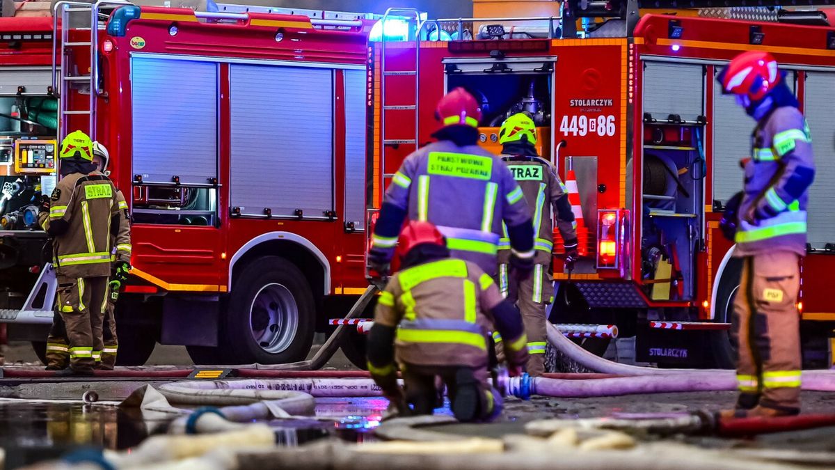 Po?ar zabytkowej hali w Gda?sku05.02.2025 Gdansk Pozar zabytkowej hali na terenie bylych Zakladow Naprawczych Taboru Kolejowego na Wyspie Portowej w Gdansku Fot. Przemek Swiderski/REPORTERPrzemek Swiderski/REPORTER