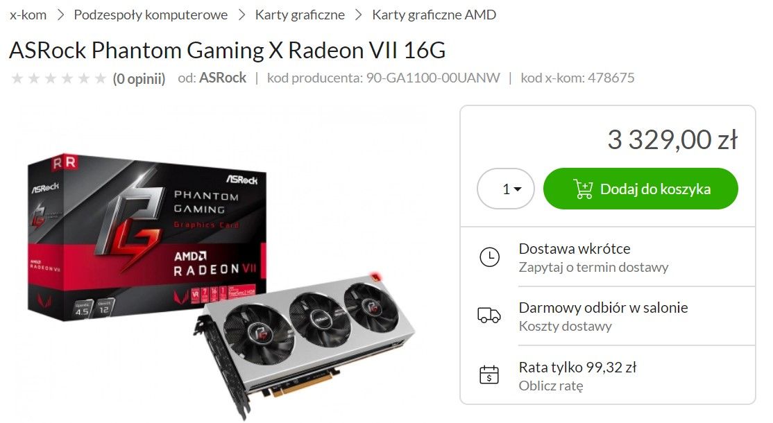 Fot. Zrzut ekranu z x-kom.pl