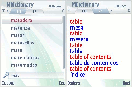 Słownik dla Symbiana