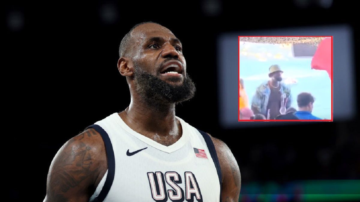 Basketball - Olympic Games Paris 2024: Day 13
PARIS, FRANCE - AUGUST 08: Lebron James #6 of Team United States reacts during a Men's basketball semifinals match between Team United States and Team Serbia on day thirteen of the Olympic Games Paris 2024 at Bercy Arena on August 08, 2024 in Paris, France. (Photo by Gregory Shamus/Getty Images)
Gregory Shamus
basketball