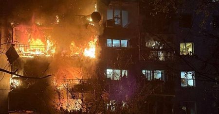 Zmasowany nocny atak. Straty w Kijowie i innych miastach