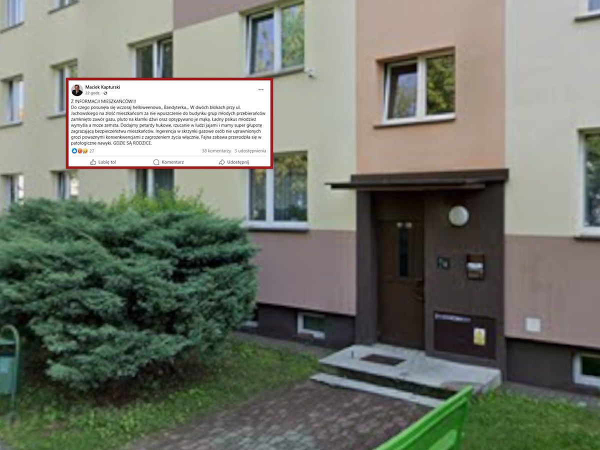 Skandal w Szydłowcu. Tak zachowali się na halloween. "Bandyterka"