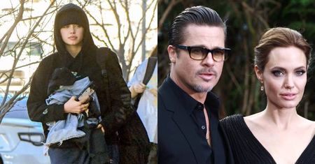 Dresiara Shiloh zmierza na zajęcia taneczne. Podobna do Angeliny Jolie i Brada Pitta?