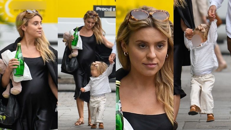 Kasia Tusk z rodziną w Warszawie