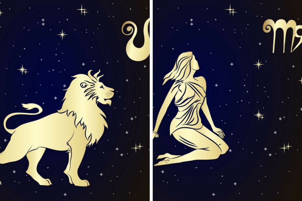 Wizerunki znaków zodiaku - Lew i Panna