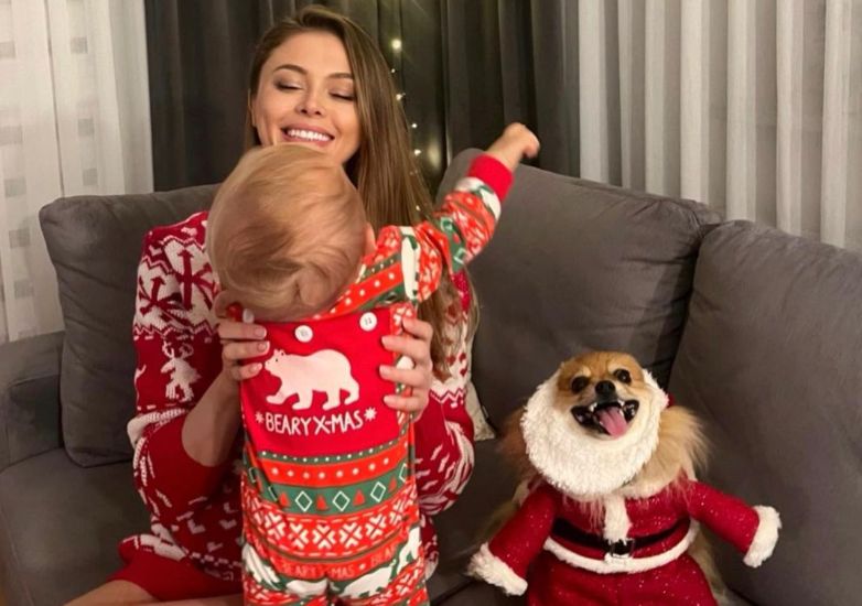 Joanna Opozda z synkiem