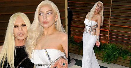 28-letnia GaGa z 58-letnią Donatellą na imprezie Vanity Fair!