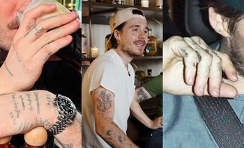 Brooklyn Beckham usuwa KOLEJNE "rodzinne" tatuaże. Tym razem pozbył się imion rodzeństwa... (FOTO)