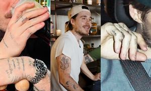 Brooklyn Beckham usuwa KOLEJNE "rodzinne" tatuaże. Tym razem pozbył się imion rodzeństwa... (FOTO)
