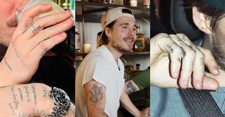 Brooklyn Beckham usuwa KOLEJNE "rodzinne" tatuaże. Tym razem pozbył się imion rodzeństwa... (FOTO)