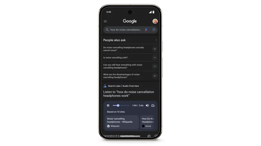 Google Audio Overview