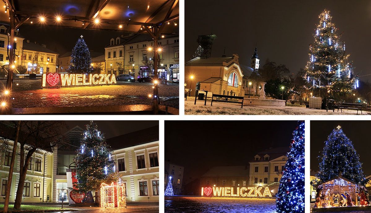 Wieliczka. Świąteczne ozdoby w mieście 