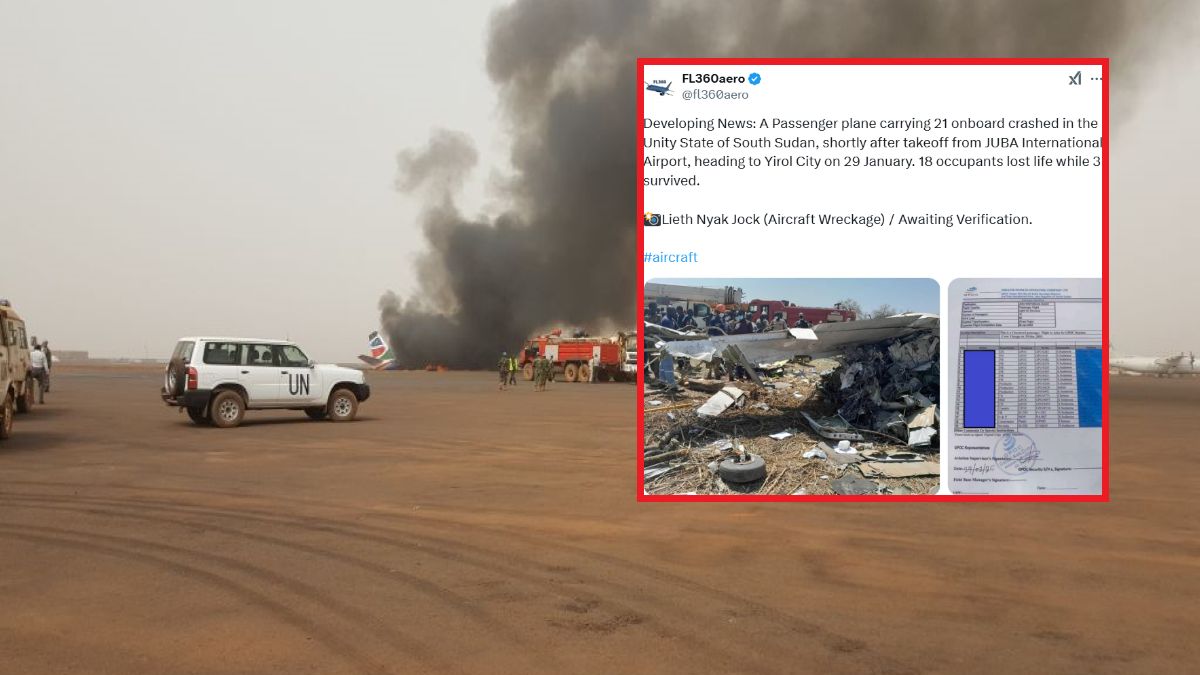 Katastrofa samolotu w Sudanie; zdj. ilustracyjne