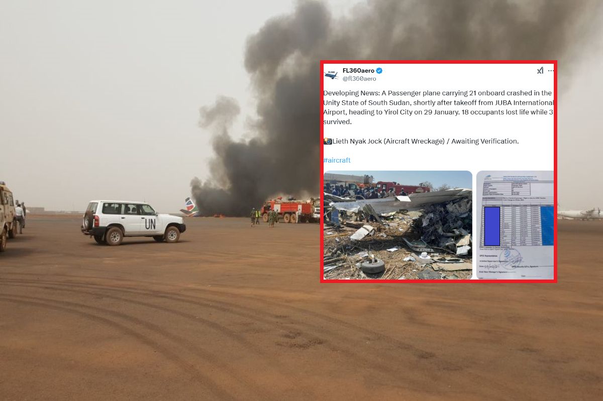 Plane crash in South Sudan claims 20 lives, sparks concern