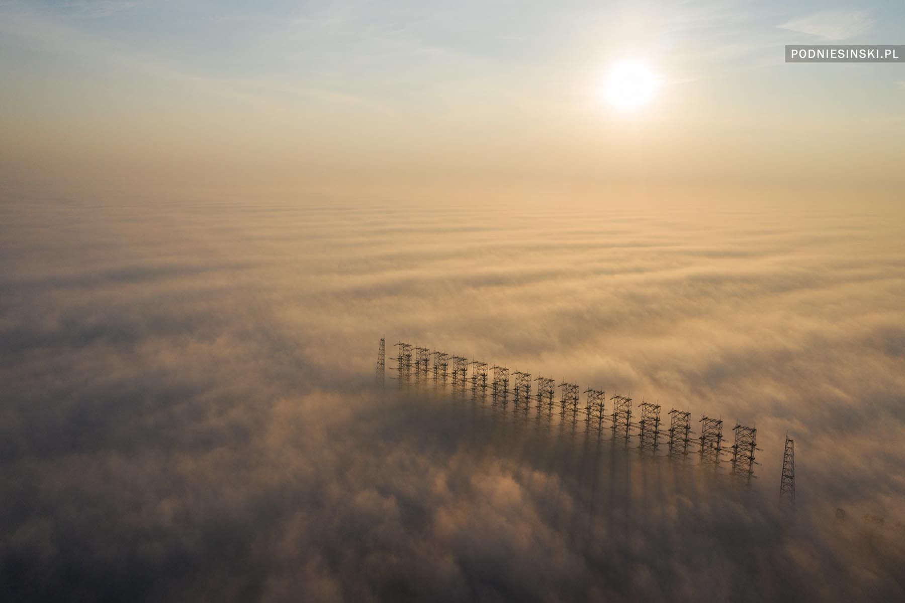Arek Podniesiński sfotografował radziecką tarczę antyrakietową Duga 3