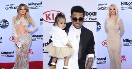 Gwiazdy na Billboard Music Awards! Brown przyszedł z córką... (ZDJĘCIA)