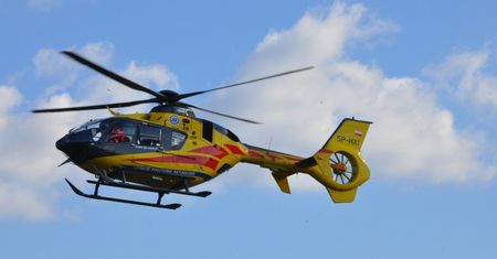 Wypadek w Milczu. Na miejscu lądował śmigłowiec LPR