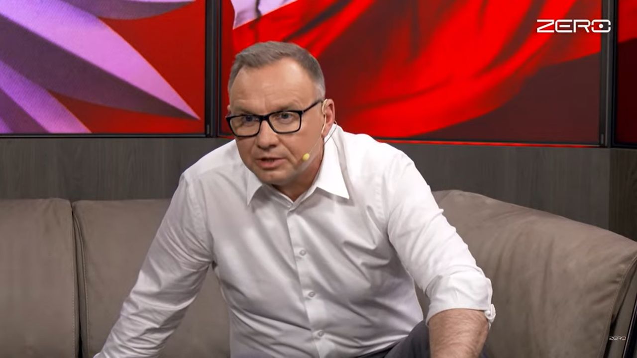 Duda oburzony pytaniem widza. "To pan kłamie"