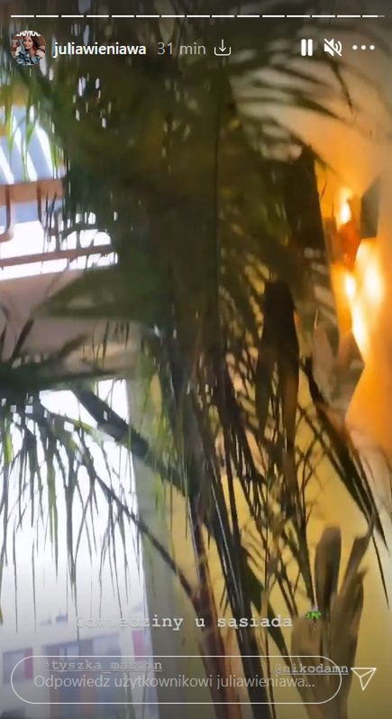 Julia Wieniawa i Nikodem Rozbicki w odwiedzinach u Marcina Tyszki 