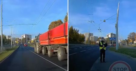 Policjant wmawia kierowcy popełnienie wykroczenia. „Wyprzedzał pan przed przejściem”