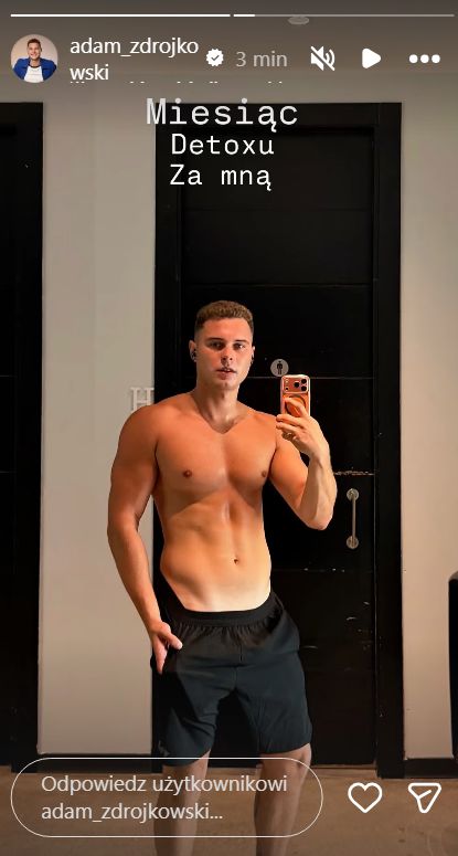 Adam Zdrójkowski chwali się formą