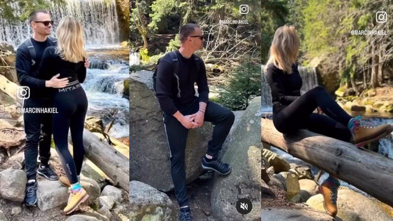 Marcin Hakiel z ukochaną