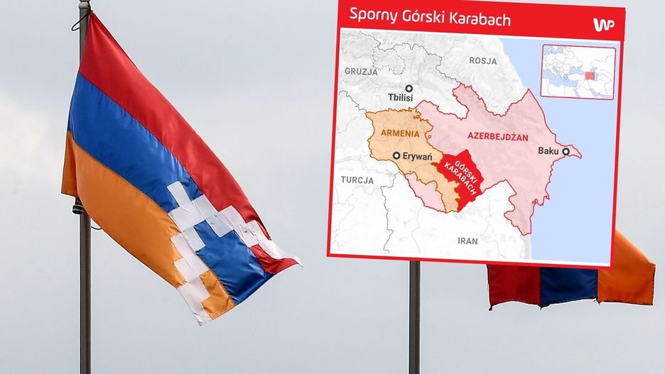 Górski Karabach. Położenie. Podłoże konfliktu Armenii i Azerbejdżanu