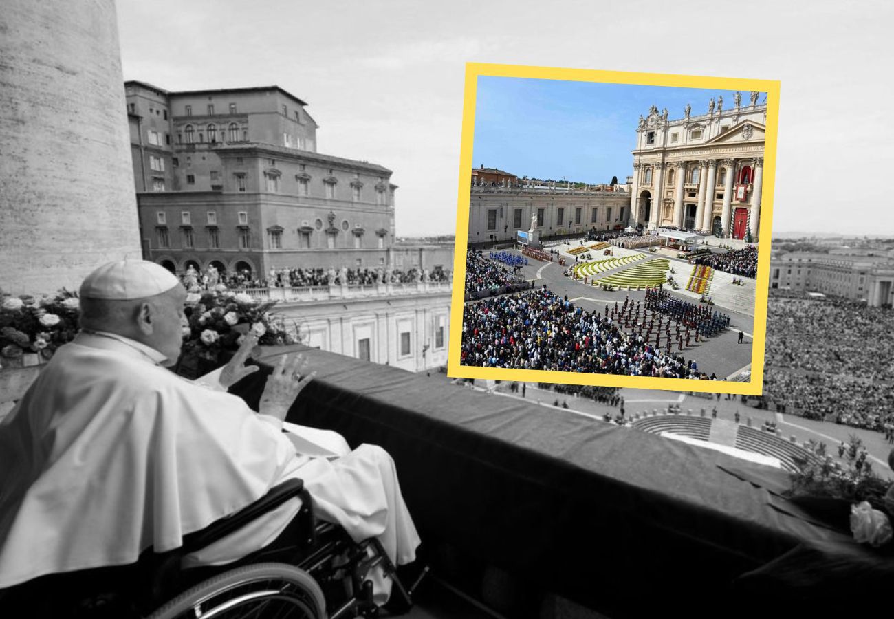 Tłumy w Watykanie żegnają papieża. Są też wierni z Polski