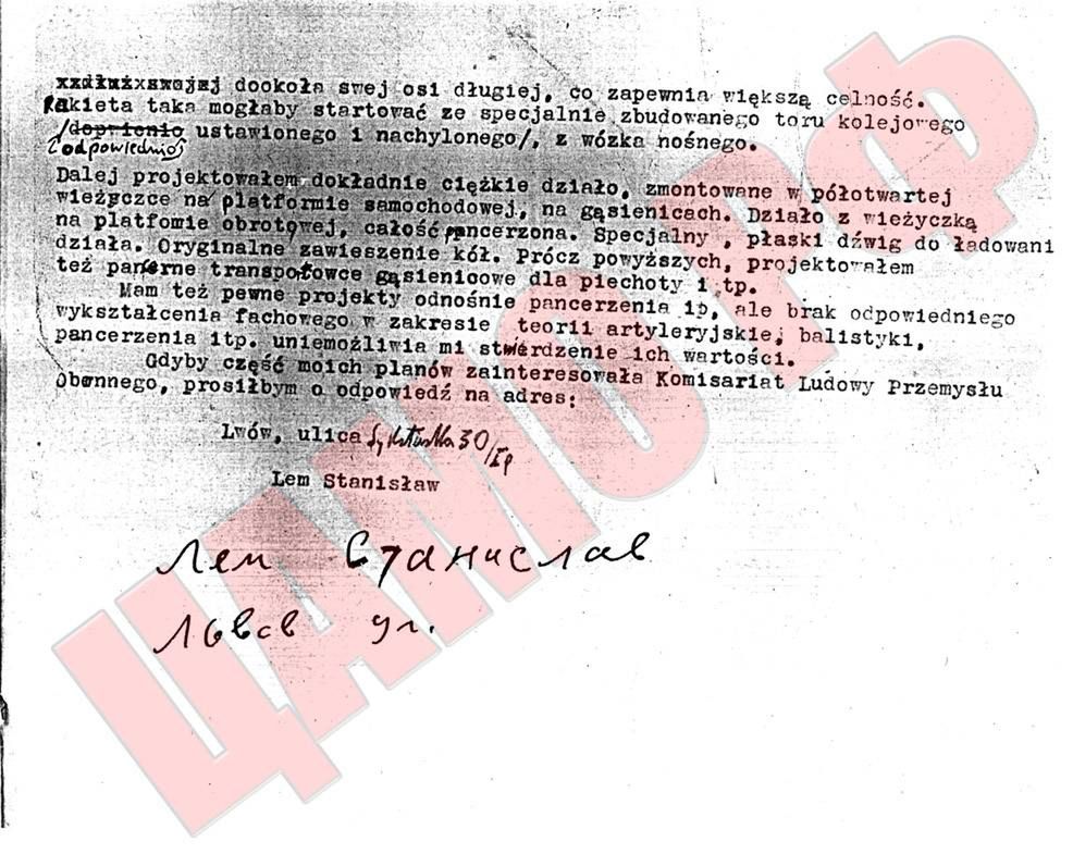 Polski pisarz zaprojektował czołg dla ZSRR? Nieznany pomysł Stanisława Lema 7