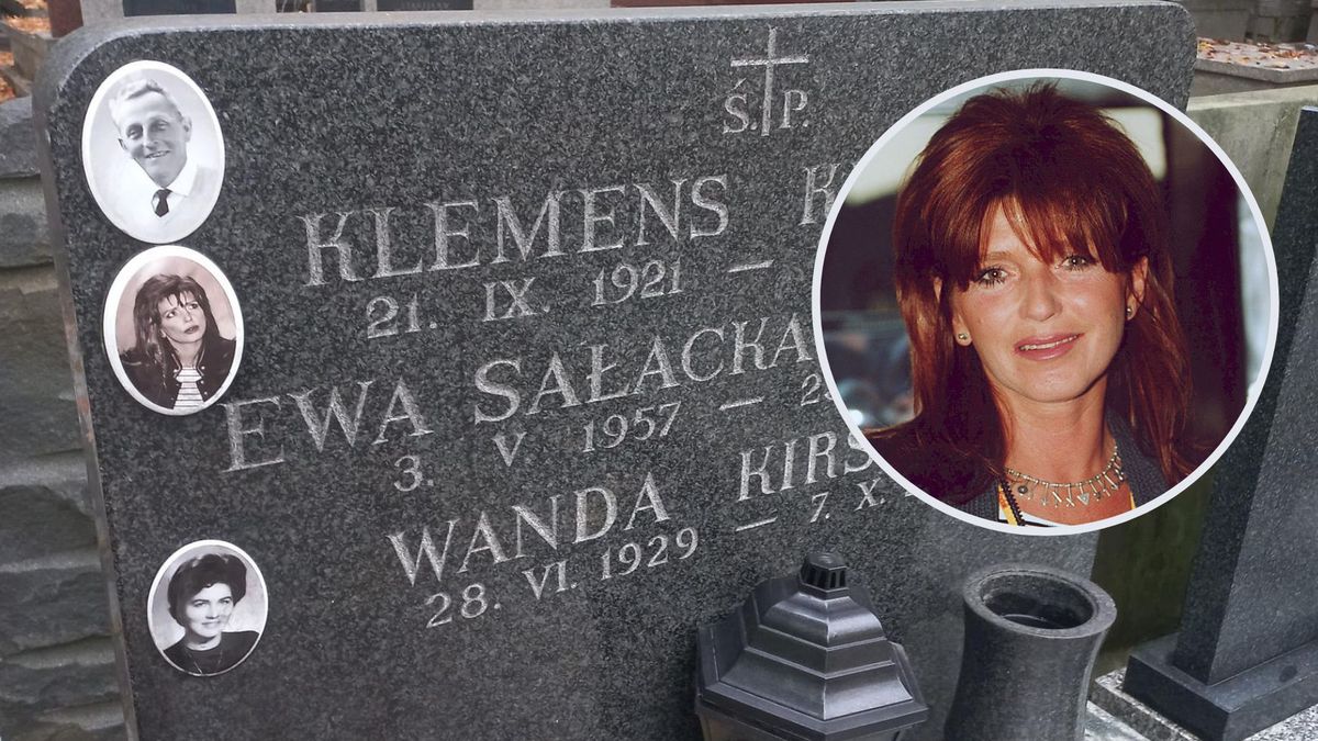Tak po 17 latach od śmierci wygląda grób Ewy Sałackiej
