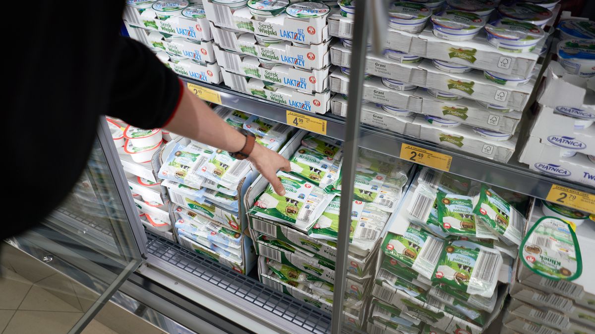 zakupy nabiał biedronka dyskont ceny ser twaróg 
