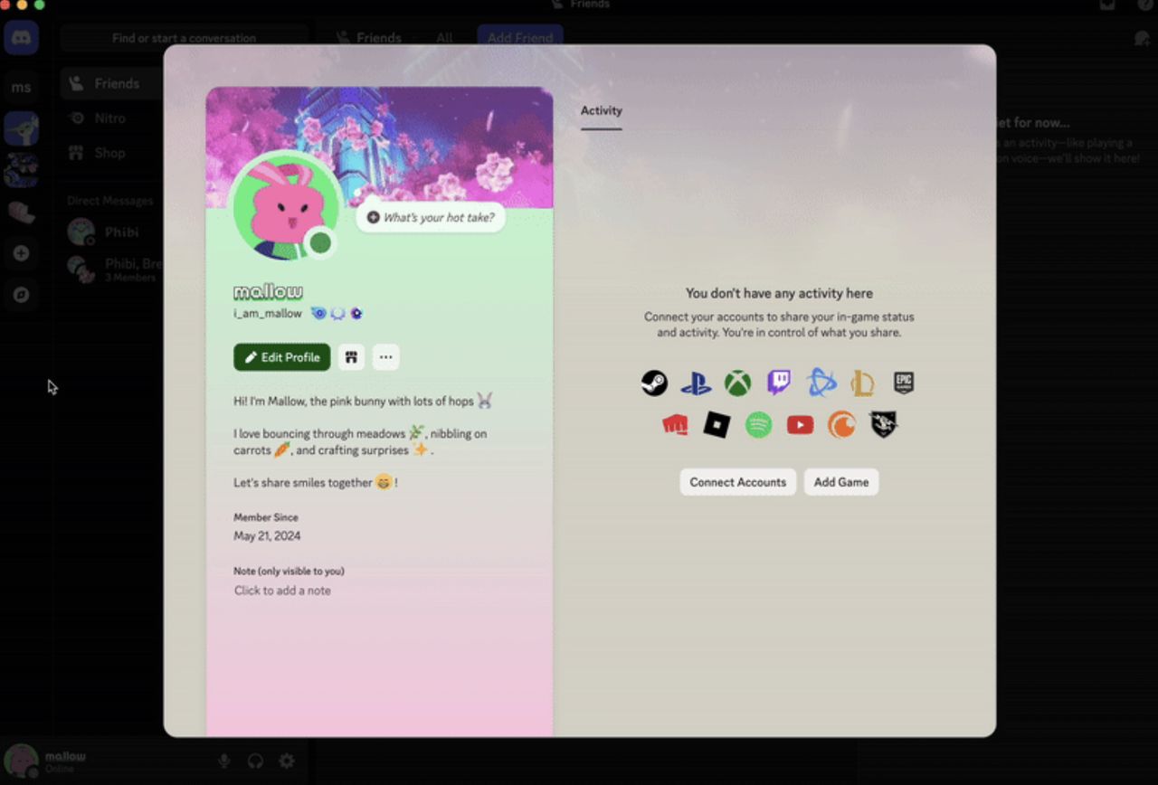 Personalizacja pseudonimów na Discordzie