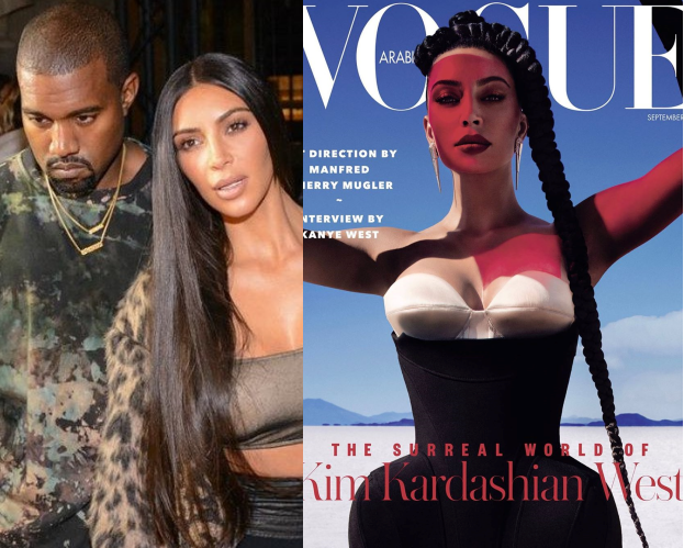 Kim Kardashian udzieliła wywiadu mężowi na łamach arabskiego "Vogue’a": "Dlaczego zmarnowałam tyle czasu i energii na innych mężczyzn?"