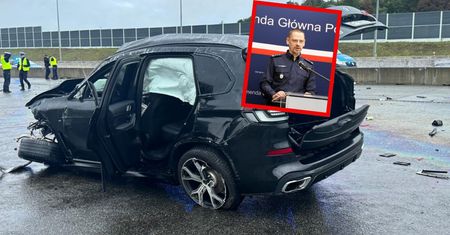 Wypadek z udziałem komendanta głównego policji. Decyzja prokuratury