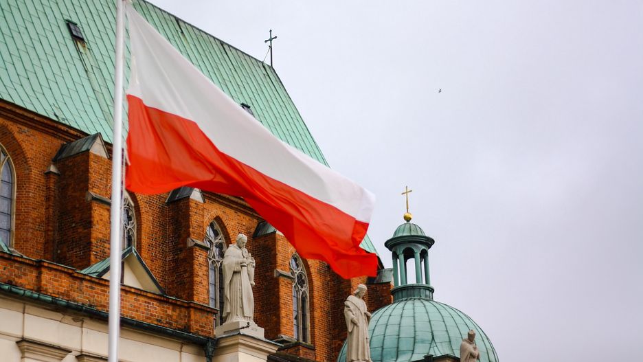 Flaga Polski. Święto Niepodległości