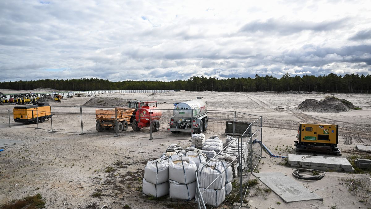 Miejsce planowanej budowy 1. elektrowni jądrowej w Polsce