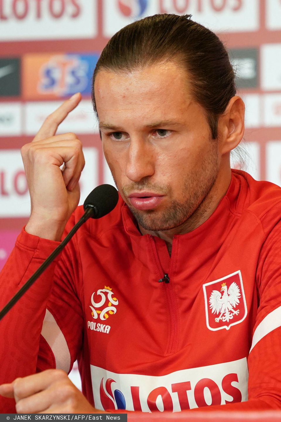Grzegorz Krychowiak na konferencji prasowej po przegranym meczu