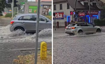 Powódź błyskawiczna. Ulice wyglądały jak rwące rzeki
