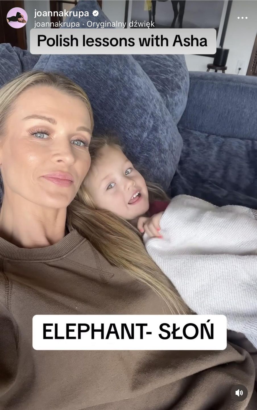 Joanna Krupa naucza 4-letnią córkę polskiego