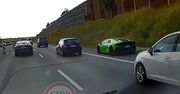 Zielone lamborghini sieje postrach na polskich drogach. Policja bezradna