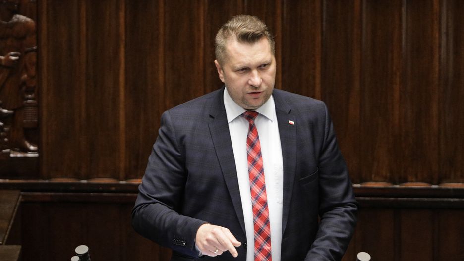 Minister edukacji Przemysław Czarnek