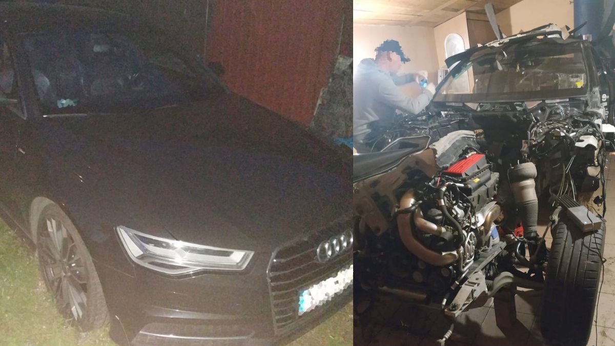 Audi było w całości, ale prace nad mercedesem już się rozpoczęły