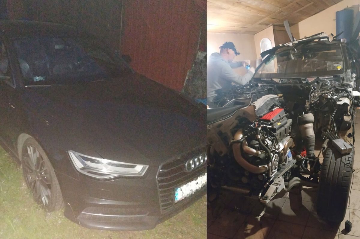 Audi było w całości, ale prace nad mercedesem już się rozpoczęły