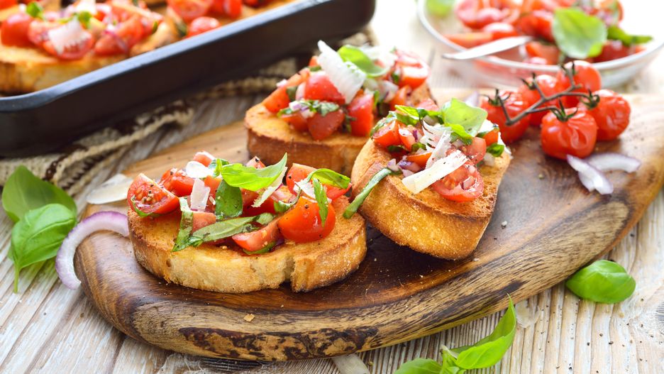 Bruschetta z bazylią