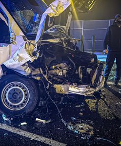 Karambol na A2 pod Pruszkowem. Są ranni