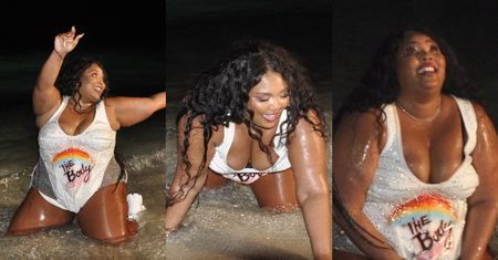 Lizzo TAPLA SIĘ w oceanie po występie w Miami (ZDJĘCIA)