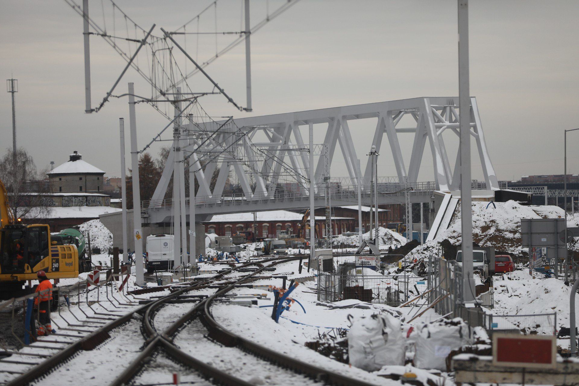 Trwa przebudowa katowickiego węzła kolejowego w Katowicach