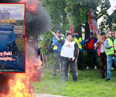 Ktoś zachęca rolników do zadymy. "Sprawdzaliśmy ten film, to podpucha"
