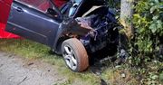 Samochód wbił się w drzewo. Kierowca nie żyje